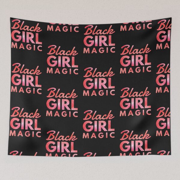 Artikelvorschau, Black Girl Magic (roter Text) entworfen und verkauft von HamiltonmagicTs.