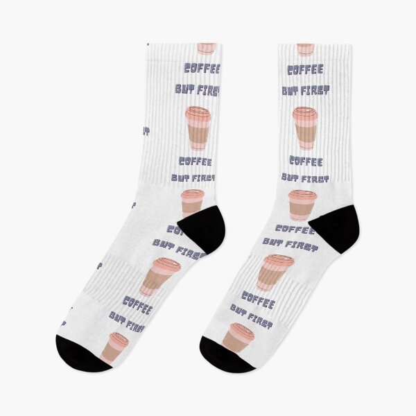 Item preview, But First....Coffee Blue Pattern Letters Design designed and sold by LuckyKermit.