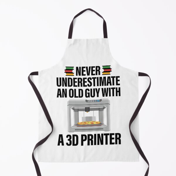 Item preview, Never Underestimate An Old Guy With A 3D Printer FFM designed and sold by GravitiTees.