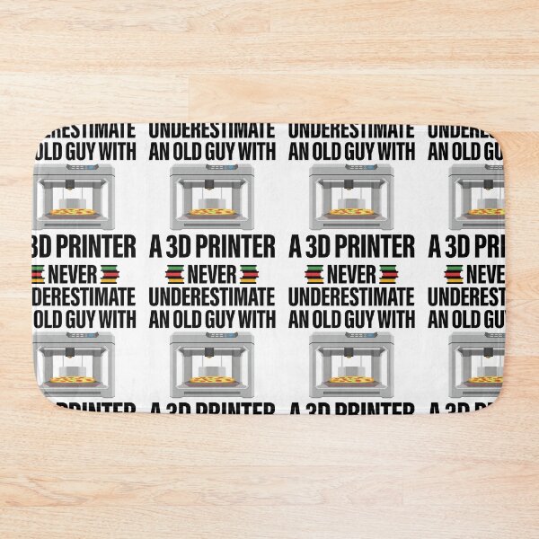 Item preview, Never Underestimate An Old Guy With A 3D Printer FFM designed and sold by GravitiTees.