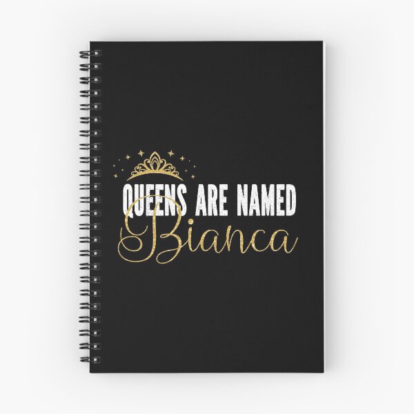 Item preview, Queens Are Named Bianca Personalized First Name Girl graphic designed and sold by Grabitees.
