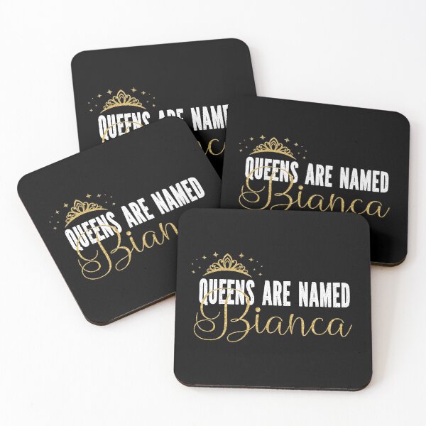 Item preview, Queens Are Named Bianca Personalized First Name Girl graphic designed and sold by Grabitees.