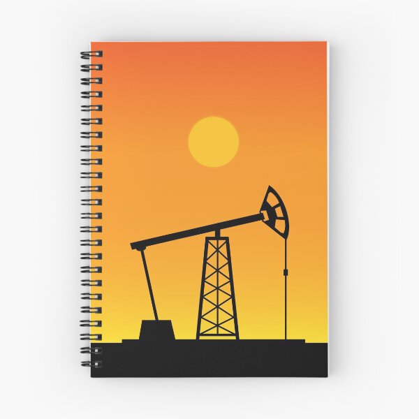 Item preview, Oil Well At Sunset designed and sold by VikiQuick.