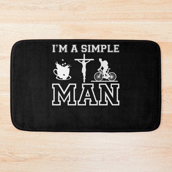 Item preview, Best Cycling Bicycle Gift for Cyclist - I am a Simple Man designed and sold by abcxyzsma.