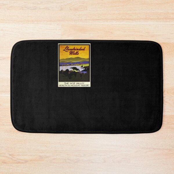 Item preview, retro iconic Landwindod Wells designed and sold by CorasPosters.