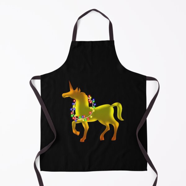 Item preview, Unicorn with New Year's Christmas colored lights  designed and sold by Galina Kostyaeva.
