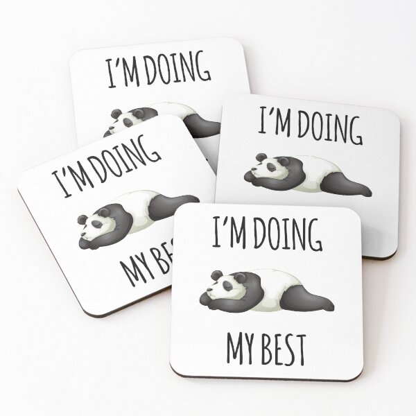 Item preview, I am Doing My Best - Funny Panda For Panda Lovers designed and sold by GoldenDov.