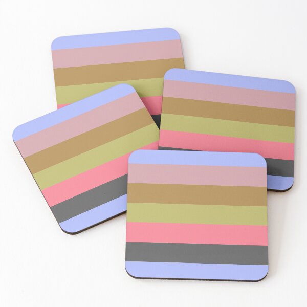 Item preview, Pink, Grey, Brown, Purple Stripes Pattern designed and sold by SunfullyYours.