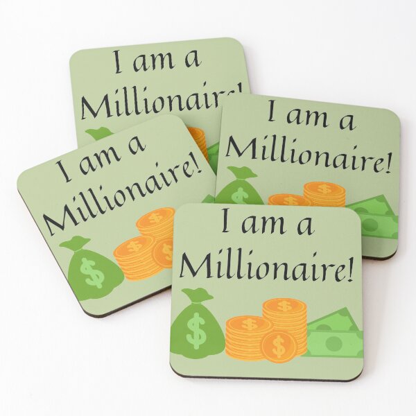 Aperçu de l'œuvre Je suis millionnaire! créée et vendue par POSITIVE4EVA.