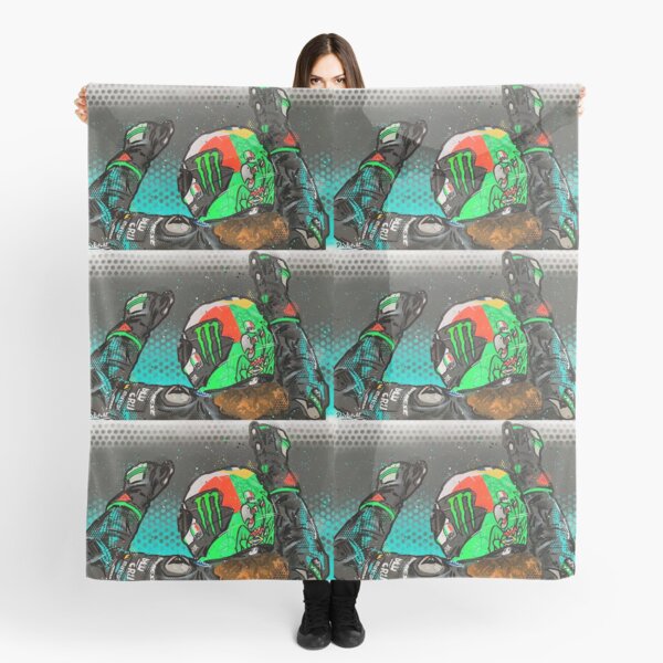 Franky Morbidelli - MotoGP graffiti painting by DRAutoArt Scarf