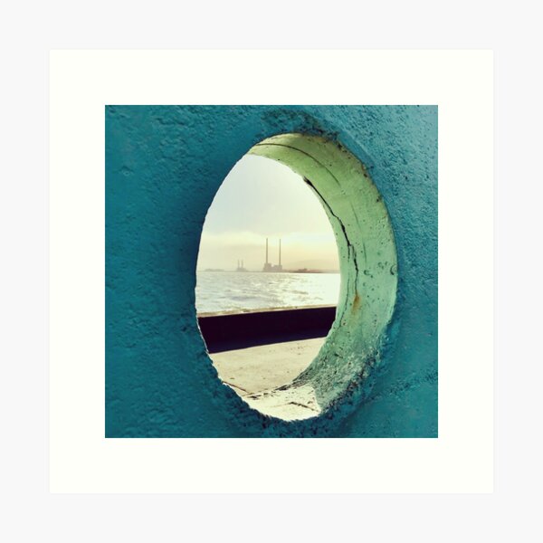 Item preview, Poolbeg Chimneys from Clontarf, Dublin designed and sold by pshelley.