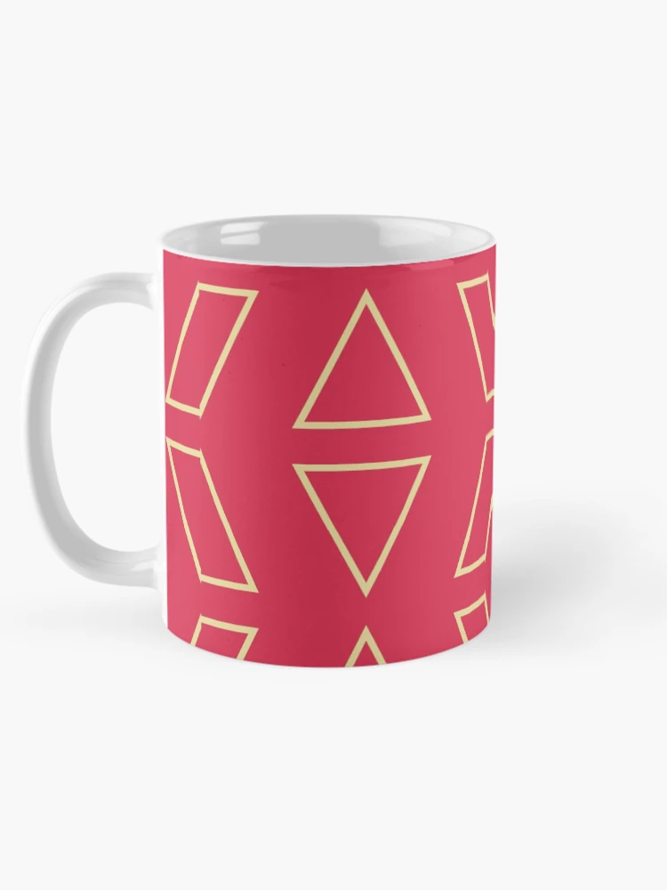 Thumbnail 5 of 6, Coffee Mug, Triangle patterns designed and sold by Patternsonly.