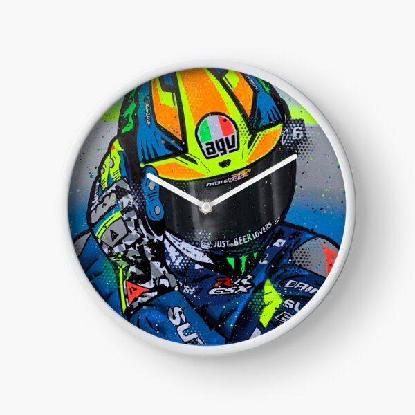 Joan Mir - MotoGP graffiti painting by DRAutoArt Clock