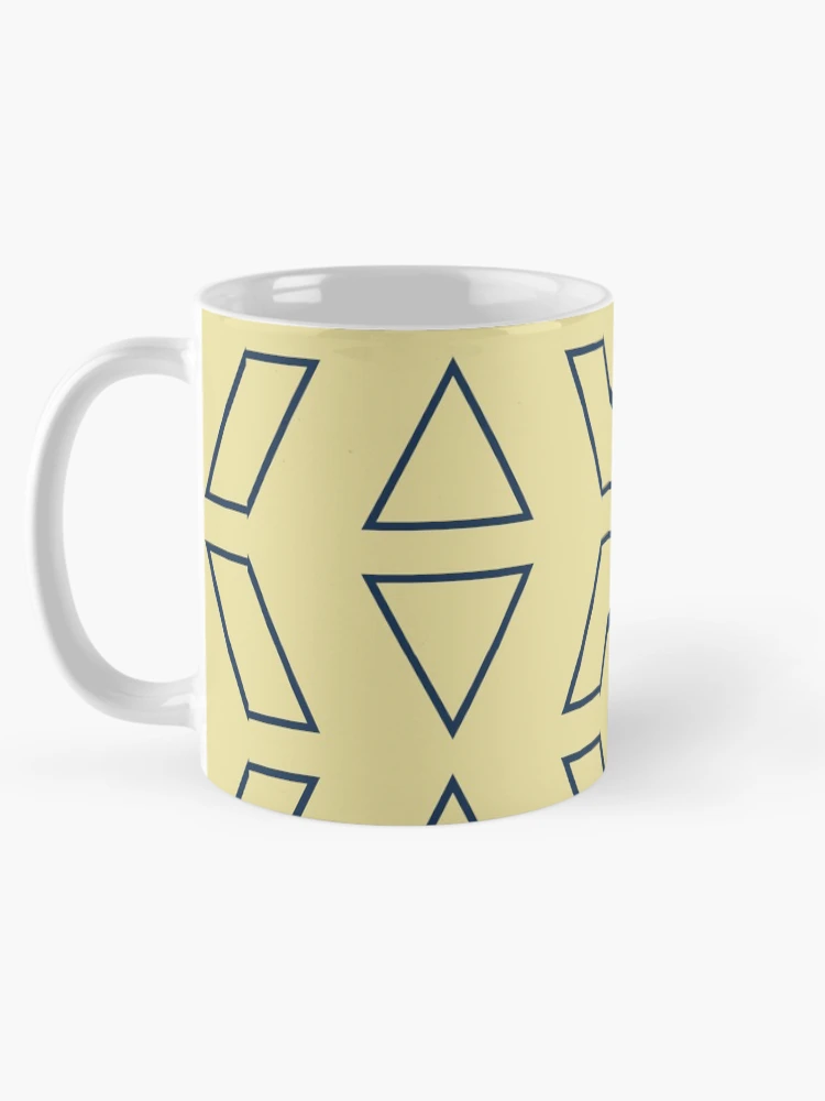 Thumbnail 5 of 6, Coffee Mug, Triangle patterns designed and sold by Patternsonly.