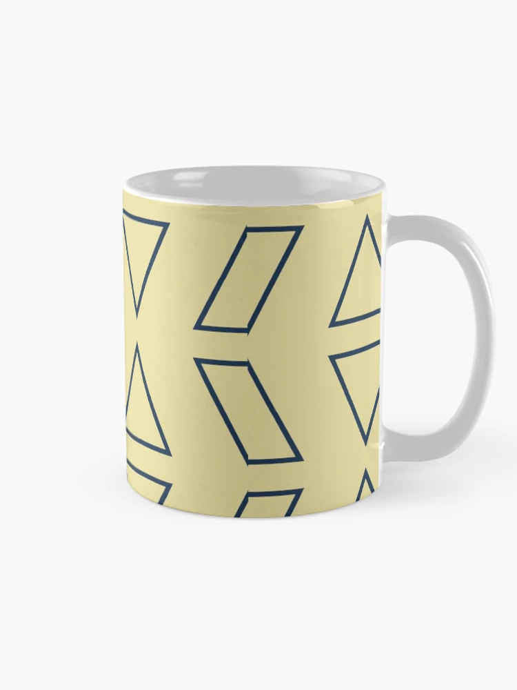 Thumbnail 3 of 6, Coffee Mug, Triangle patterns designed and sold by Patternsonly.