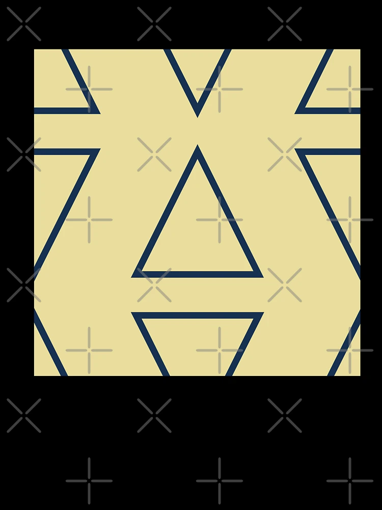 Thumbnail 7 of 7, Oversized T-Shirt, Triangle patterns designed and sold by Patternsonly.