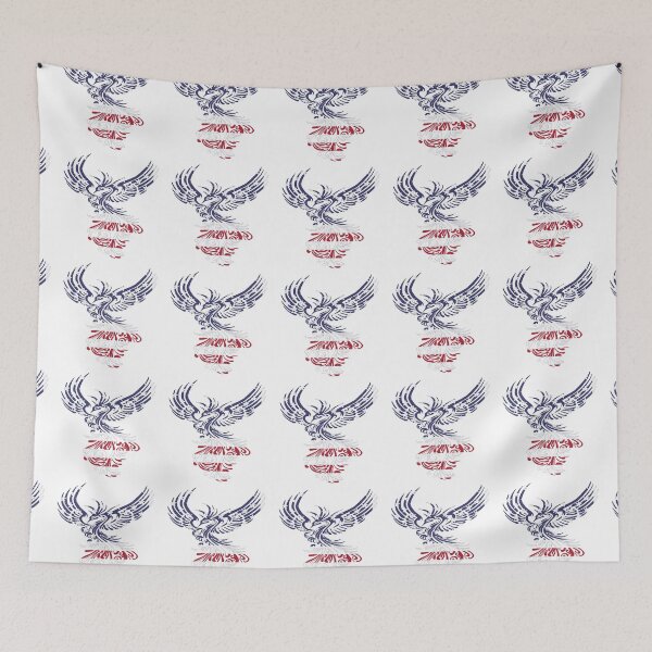 Item preview, Patriotic Banner Phoenix Repeat Pattern designed and sold by taiche.