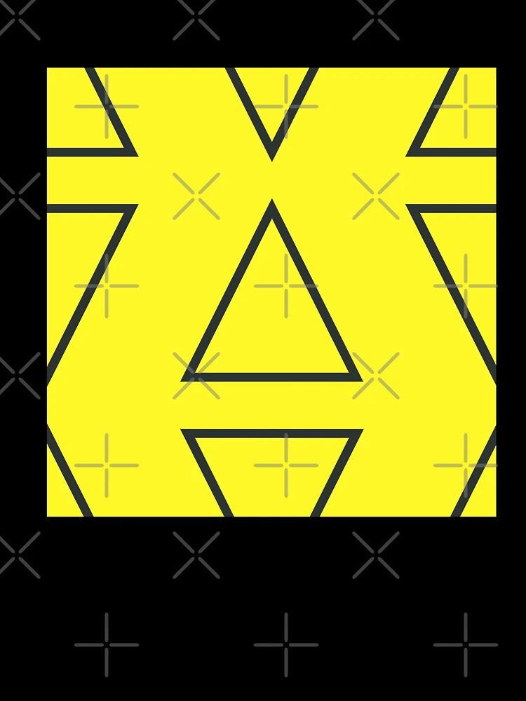 Thumbnail 7 of 7, Oversized T-Shirt, Triangle patterns designed and sold by Patternsonly.