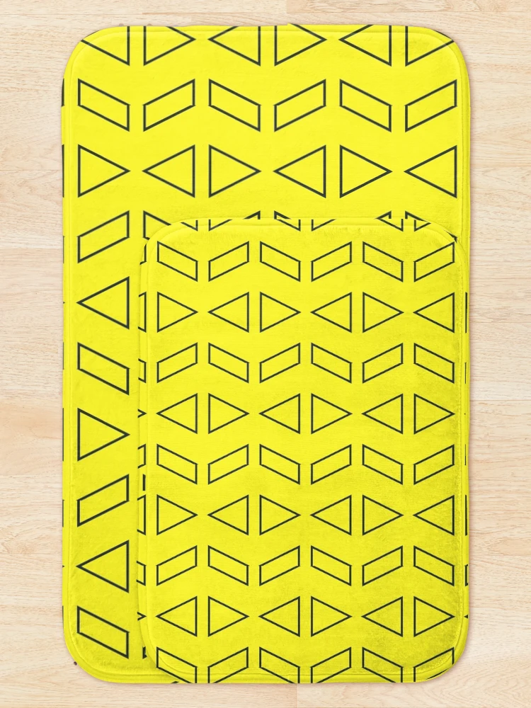 Thumbnail 5 of 6, Bath Mat, Triangle patterns designed and sold by Patternsonly.