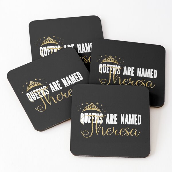 Item preview, Queens Are Named Theresa Personalized First Name Girl design designed and sold by Grabitees.