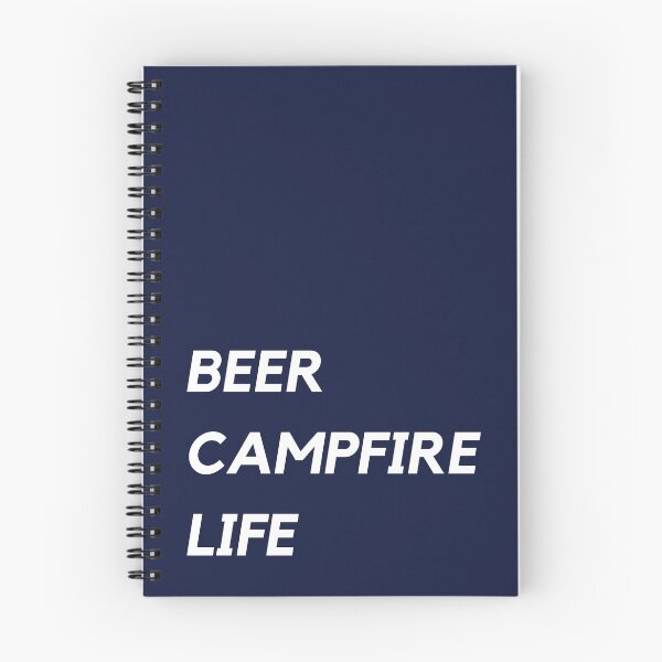 Item preview, Beer, campfire, life designed and sold by Bushtrippers.
