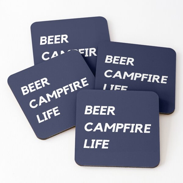 Item preview, Beer, campfire, life designed and sold by Bushtrippers.