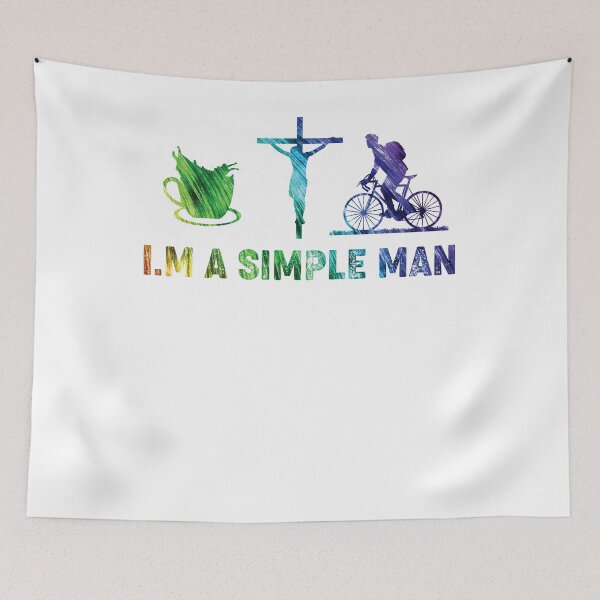 Item preview, Best Cycling Bicycle Gift for Cyclist - I am a Simple Man designed and sold by abcxyzsma.