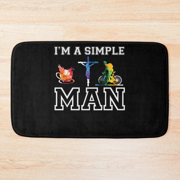 Item preview, Best Cycling Bicycle Gift for Cyclist - I am a Simple Man designed and sold by abcxyzsma.