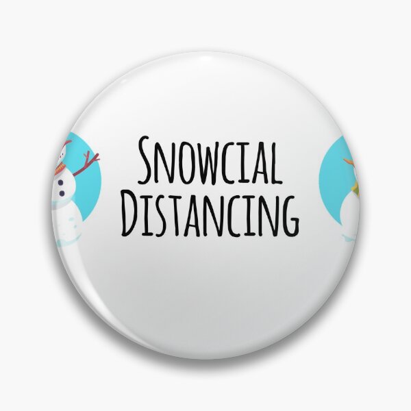 Item preview, Snowcial Distance Quarantine Christmas Funny Gift 2020 Xmas designed and sold by GoldenDov.