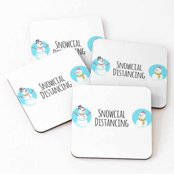 Item preview, Snowcial Distance Quarantine Christmas Funny Gift 2020 Xmas designed and sold by GoldenDov.