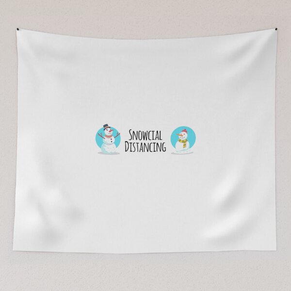 Item preview, Snowcial Distance Quarantine Christmas Funny Gift 2020 Xmas designed and sold by GoldenDov.