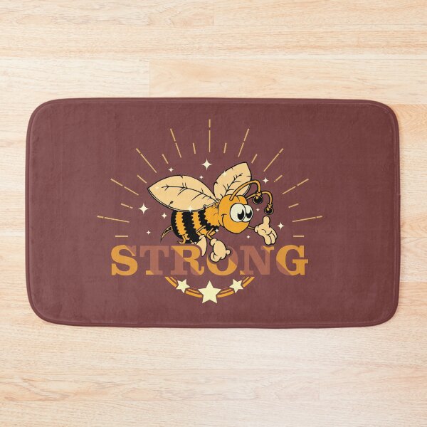 Item preview, Be Strong - Bee Strong - Motivational and Positive Message For Bee Lovers designed and sold by Thordur Sturluson.