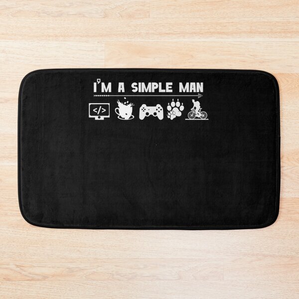 Item preview, Best Cycling Bicycle Gift for Cyclist - I am a Simple Man designed and sold by abcxyzsma.
