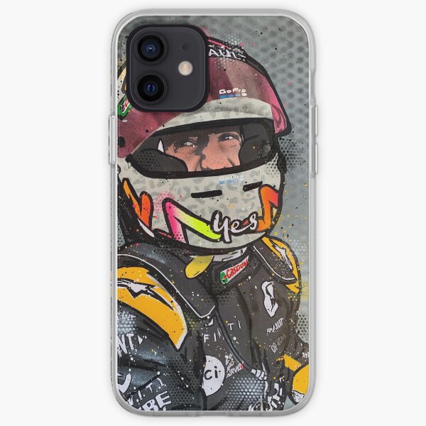 Daniel Ricciardo, Podium 2020 - Renault F1 graffiti painting by DRAutoArt iPhone Soft Case