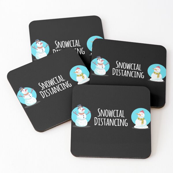 Item preview, Snowcial Distance Quarantine Christmas Funny Gift 2020 Xmas designed and sold by GoldenDov.