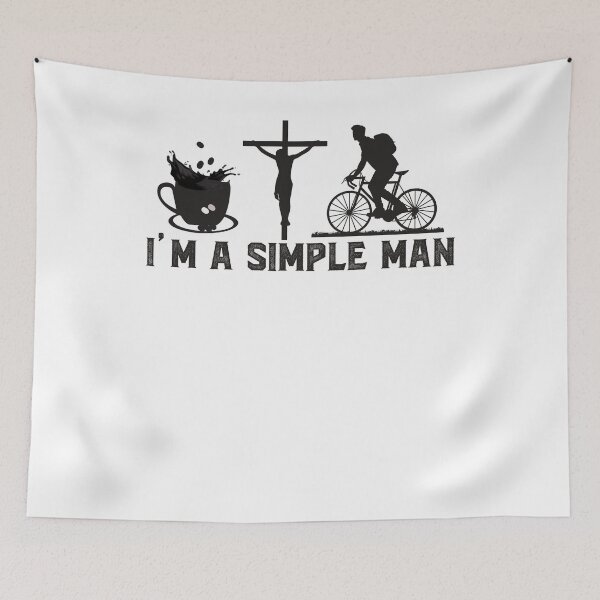 Item preview, Best Cycling Bicycle Gift for Cyclist - I am a Simple Man designed and sold by abcxyzsma.