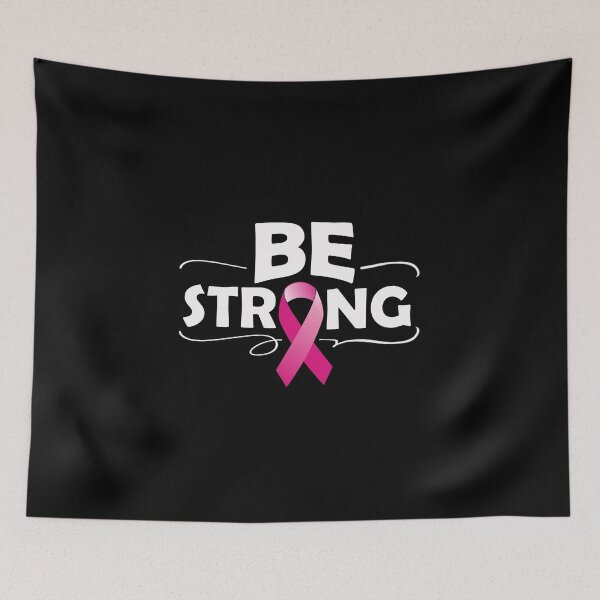 Artikelvorschau, Seien Sie stark rosa Band für Brustkrebs Motivation entworfen und verkauft von mederDESIGNS.