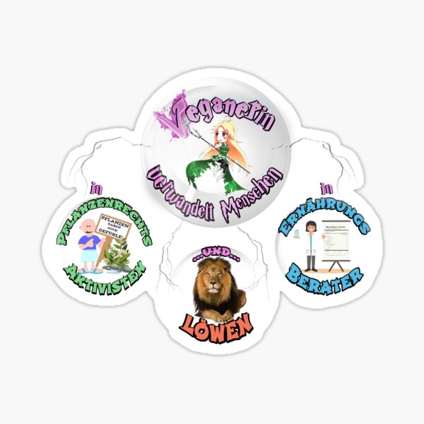 Vegane Zauberin Sticker