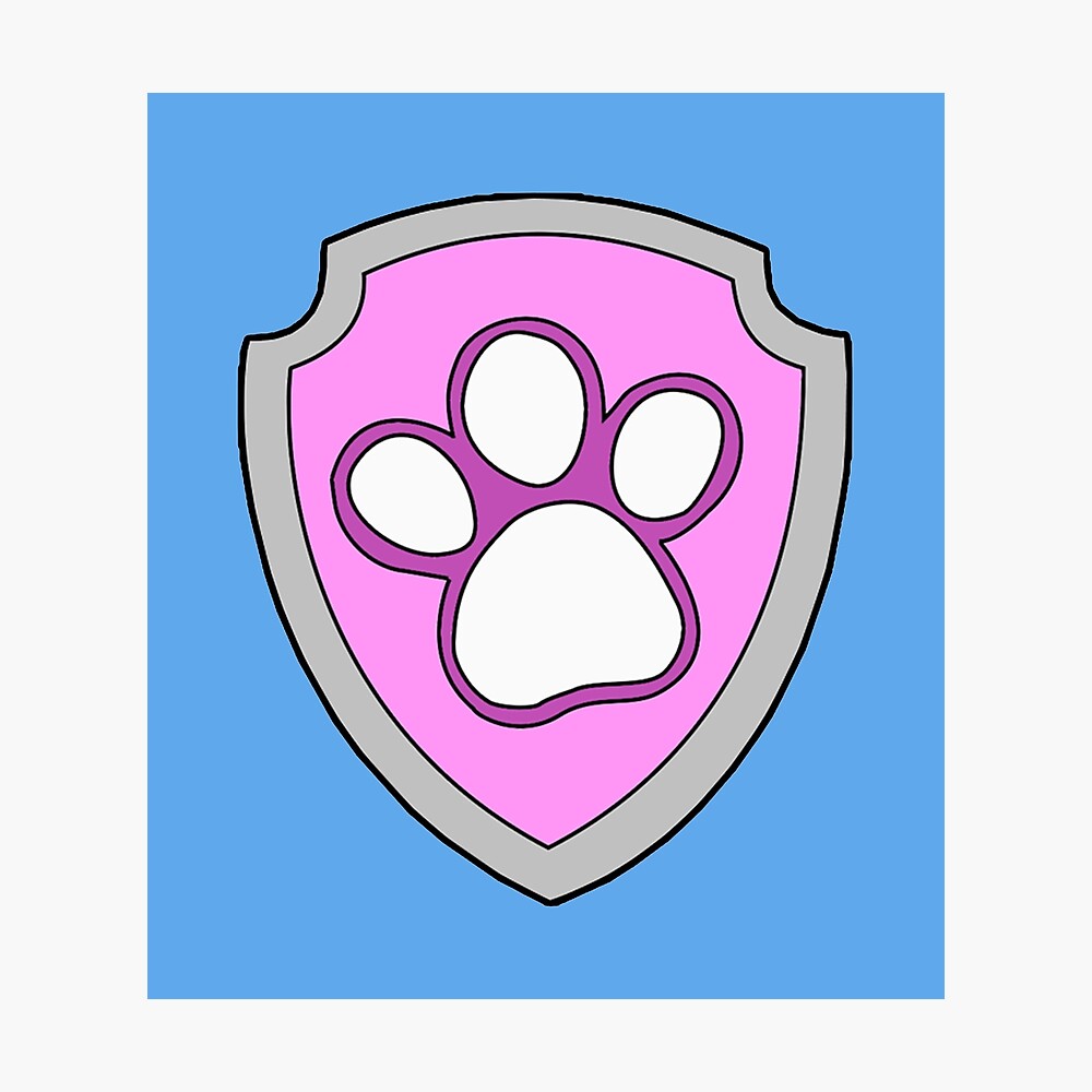 paw patrol badge free svg