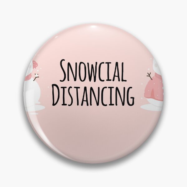 Item preview, Snowcial Distance Quarantine Christmas Funny Gift 2020 Xmas designed and sold by GoldenDov.