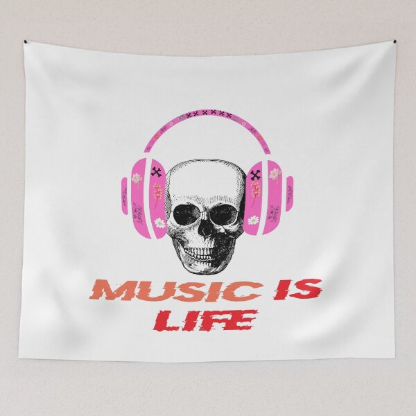 Item preview, music is life designed and sold by joy81.