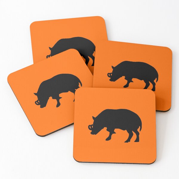 Item preview, Babirusa silhouette - commision - orange designed and sold by GeoCreate.