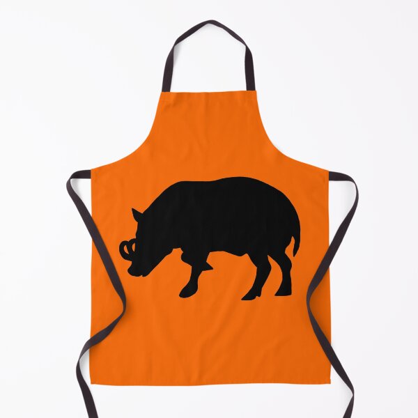 Item preview, Babirusa silhouette - commision - orange designed and sold by GeoCreate.