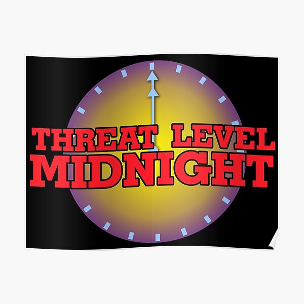 Threat Level Midnight Wall Art Redbubble   Poster,504x498,f8f8f8 Pad,600x600,f8f8f8.u4 