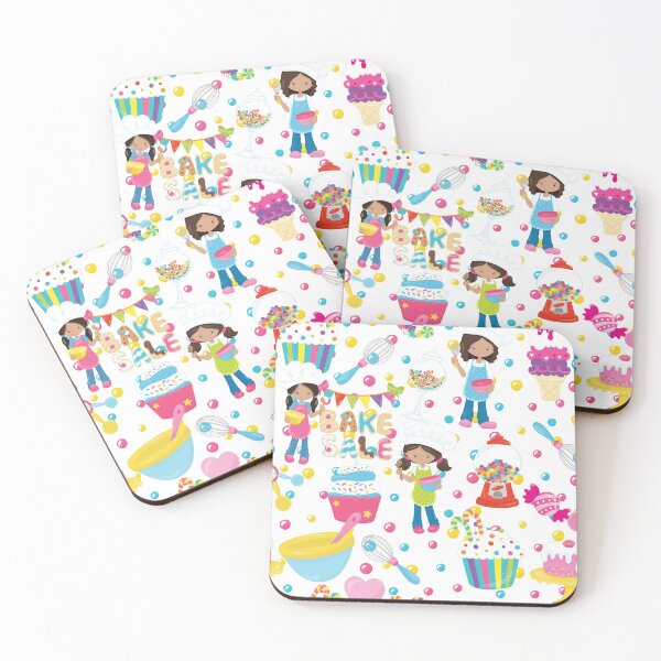 Item preview, Bake Sale kids lolly and cake cooking print designed and sold by Dance Vibes: Blingit Studios.