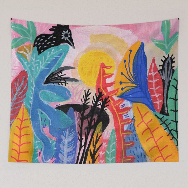 Item preview, Black bird in the jungle designed and sold by MarinaSotiriou.
