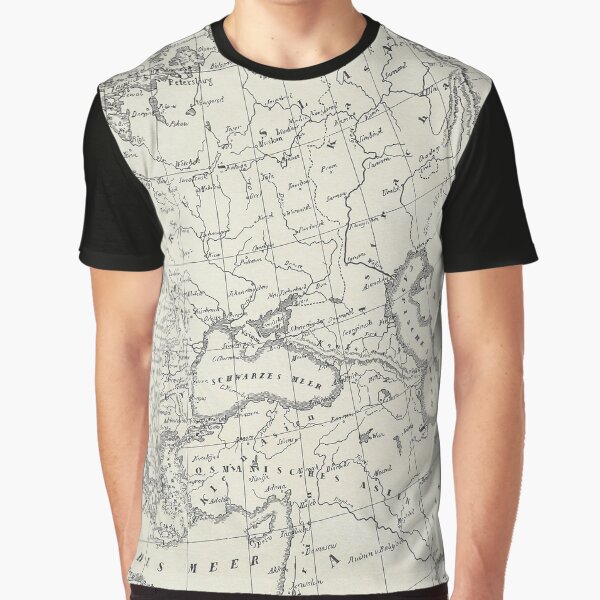 Vintage Map Graphic T-Shirt