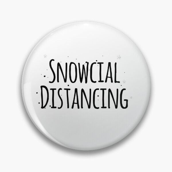 Item preview, Snowcial Distance Quarantine Christmas Funny Gift 2020 Xmas designed and sold by GoldenDov.