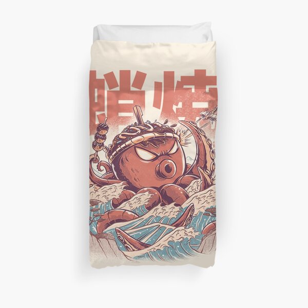 Takoyaki Attack Duvet Cover