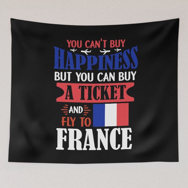 Item preview, Ticket To France - Funny French Lover Gift designed and sold by biNutz.